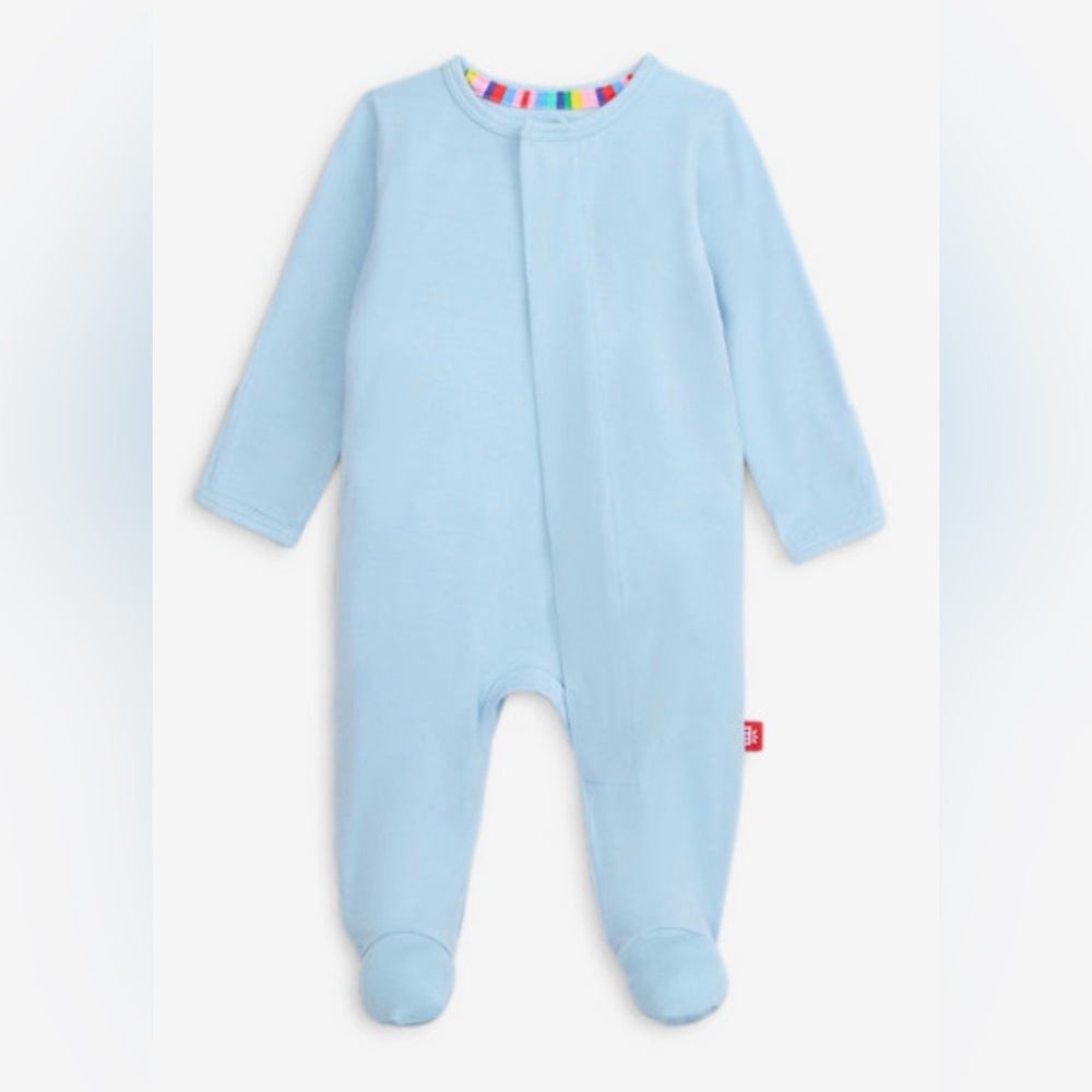 Magnetic Me Modal Footie - 0-3M - Baby Blue